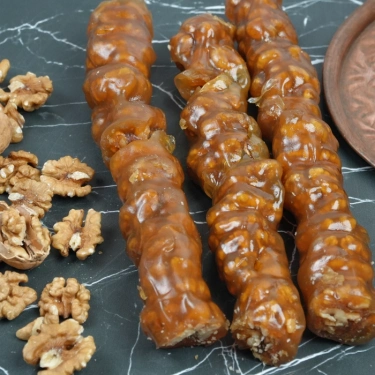 Sarı Ekstra Kelebek Cevizli Sucuk 1000g