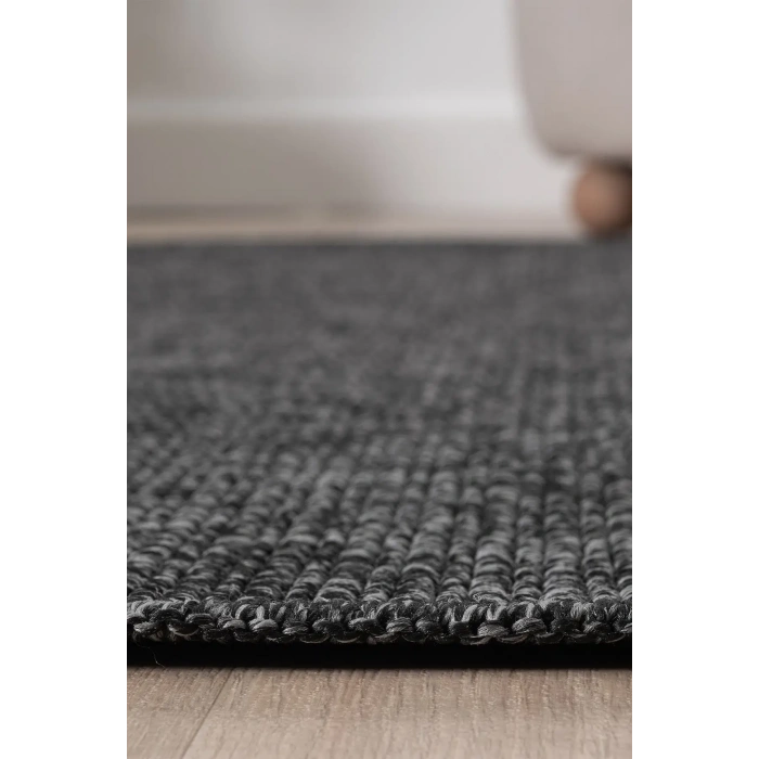 Seyran Halı Bombay Koleksiyonu Sisal Dekoratif Halı 663 Antrasit
