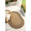 Seyran İndia Koleksiyonu Oval Jüt Görünümlü Halı