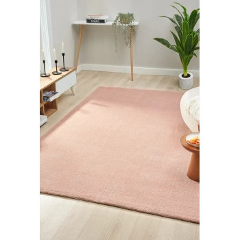 Seyran Halı Bali Koleksiyonu Yumuşak Dokulu Shaggy Halı 4500 Pembe