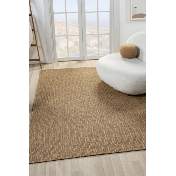 Seyran Halı Bombay Koleksiyonu Sisal Dekoratif Halı 666 Kahve