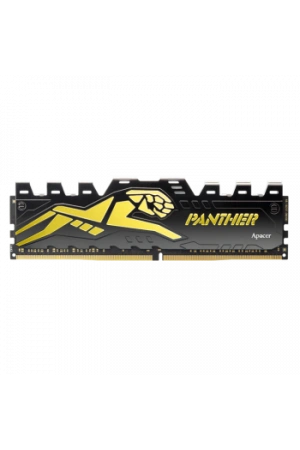 Apacer Panther Black-Gold 16GB (2x8GB) 3200Mhz CL16 DDR4 Gaming Ram (AH4U16G32C28Y7GAA-2)