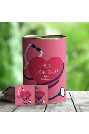 Aşk Doktoru Temalı Hediye Çikolata Konservesi