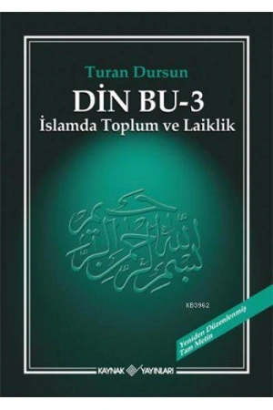 Din Bu - 3; İslamda Toplum ve Laiklik
