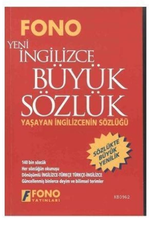 İngilizce / Türkçe - Türkçe / Yeni İngilizce Büyük Sözlük