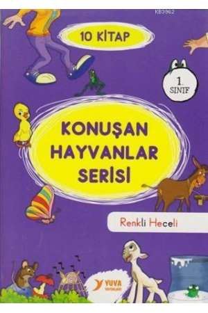 Yuva 1. Sinif Konuşan Hayvanlar Serisi Renkli Hece