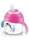 Avent Yeni Penguen Damlatmaz Bardak - 6m+ 200 Ml - Pembe