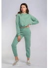 Bel Lastikli Şardonlu İkili Takım-MİNT YEŞİLİ