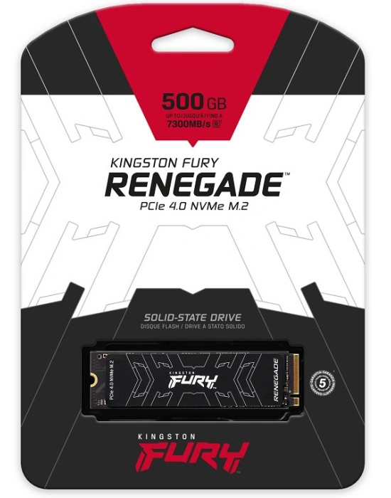 500GB KINGSTON FURY Renegade M.2 NVMe PCIe 4.0 SFYRS/500G 7300/3900MB/s