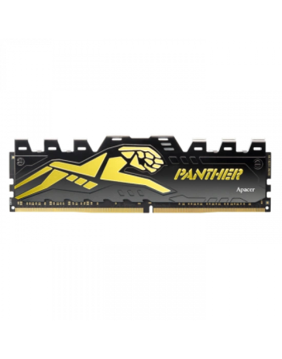 Apacer Panther Black-Gold 16GB (2x8GB) 3200Mhz CL16 DDR4 Gaming Ram (AH4U16G32C28Y7GAA-2)