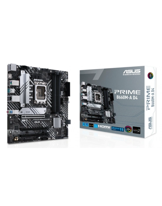 ASUS PRIME B660M-A D4 DDR4 5333(OC) HDMI DP M.2 mATX 1700P