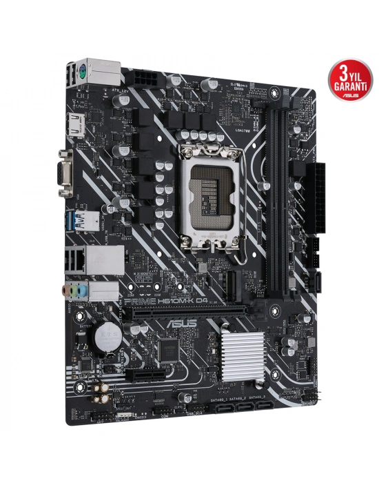 ASUS PRIME H610M-K D4 DDR4 3200(OC) HDMI DP M.2 mATX 1700p