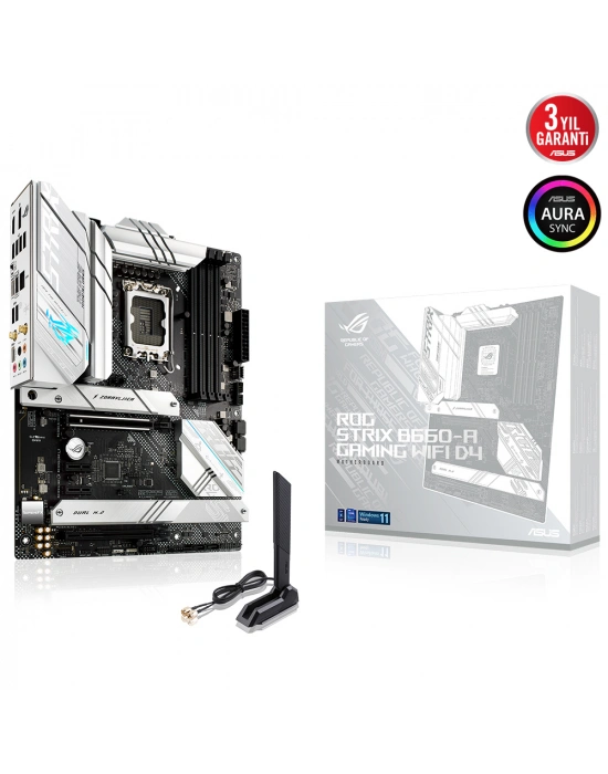 ASUS ROG STRIX B660-A GAMING WIFI D4 5333MHz(OC) M.2 HDMI DP ATX 1700p