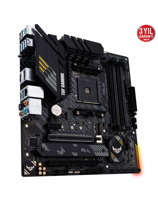 ASUS TUF GAMING B550M-PLUS WI-FI II 4600Mhz(OC) HDMI DP mATX AM4