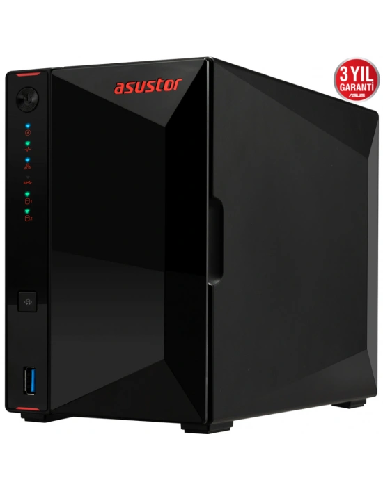 ASUSTOR AS5202T 2 SLOT 2GB DDR4 3.5 NAS DEPOLAMA ÜNİTESİ