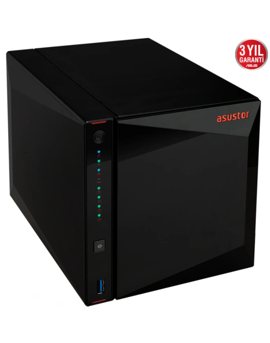 ASUSTOR AS5304T 4 SLOT 4GB DDR4 3.5 NAS DEPOLAMA ÜNİTESİ