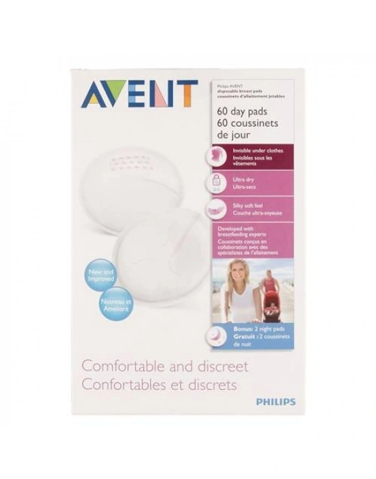 Avent Tek kullanımlık Göğüs Pedi 60lı