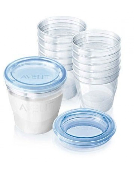 Avent Via Anne Sütü Kaplari (10 Adet) (8710103701330)