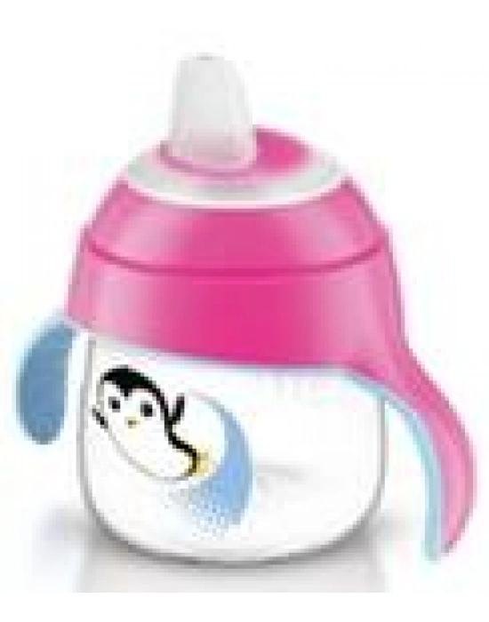 Avent Yeni Penguen Damlatmaz Bardak - 6m+ 200 Ml - Pembe