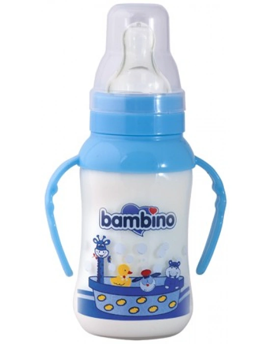 Bambino Geniş Ağızlı Kulplu No:1 Biberon 250 Ml.