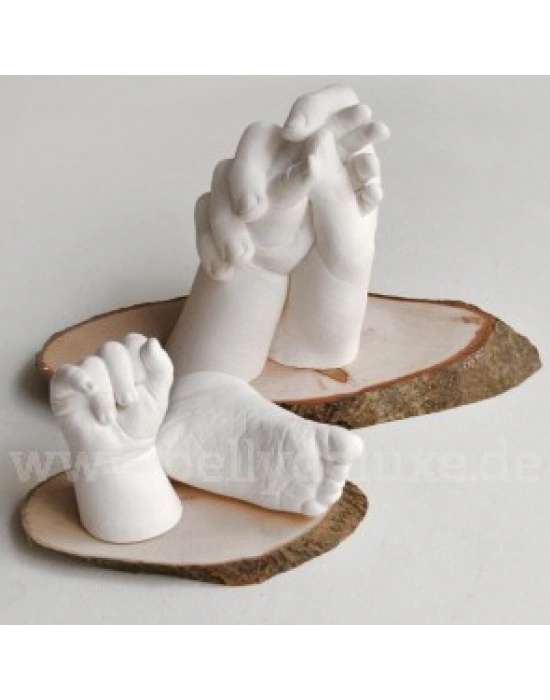 Bebek - Çocuk El - Ayak İzi Minik Heykel Seti