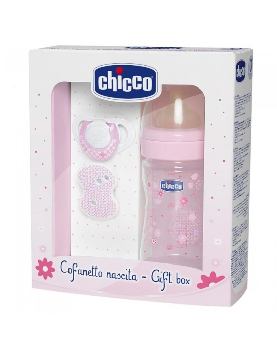 Chicco Yenidoğan Hediye Seti Kaucuk - Pembe