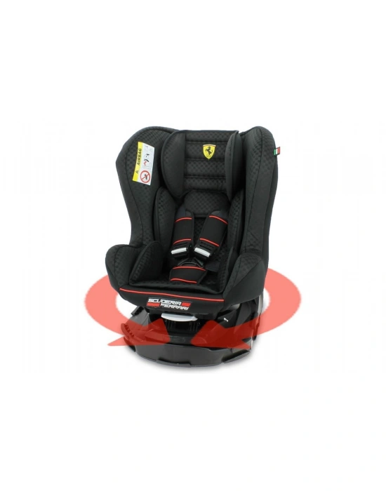 Ferrari Revo 0-25 Kg 360 Derece Dönebilen Oto Koltuğu - Siyah 3507460080247