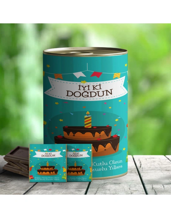 İyi ki Doğdun İlginç Çikolata Konservesi
