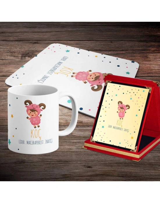 Koç Burcuna Özel Tasarım Sevimli Hediye Seti