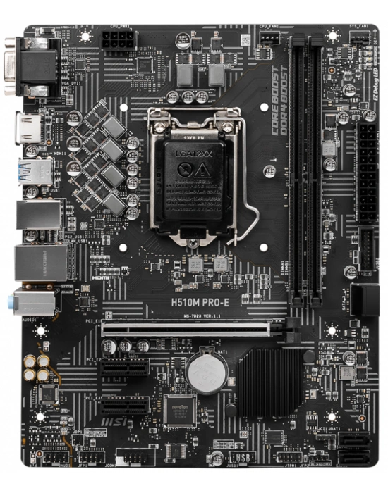 MSI H510M PRO-E DDR4 3200 (OC) mATX Soket 1200