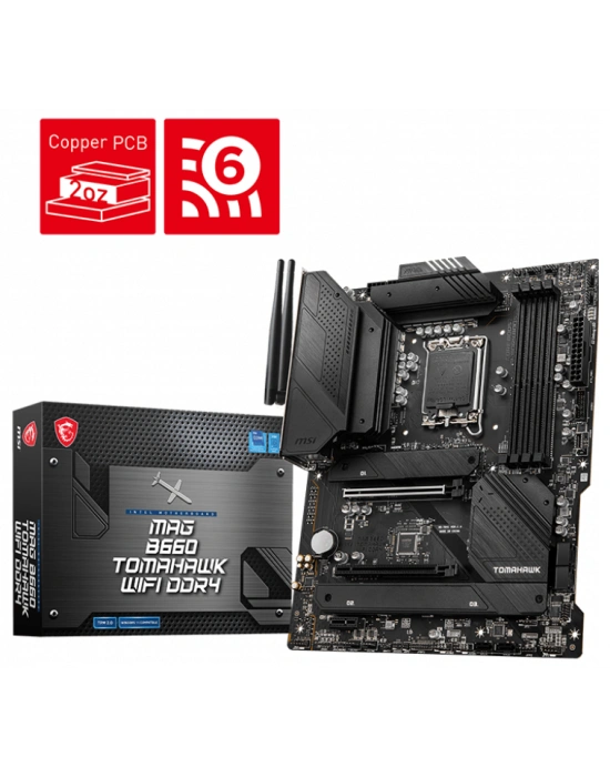 MSI MAG B660 TOMAHAWK WIFI DDR4 4800(OC) ATX 1700p