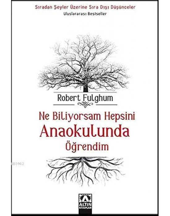 Ne Biliyorsam Hepsini Anaokulunda Öğrendim; Sıradan Şeyler Üzerine Sıra Dışı Düşünceler