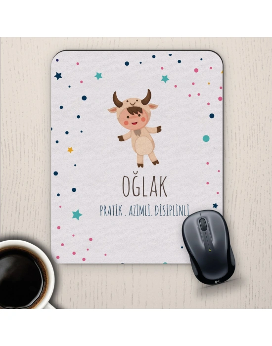 Oğlak Burçlarına Özel Sevimli Mouse Pad