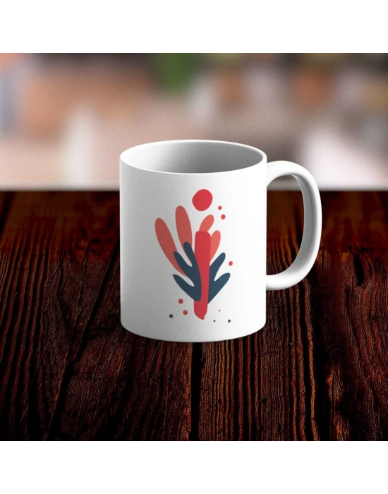 Özel Tasarım İ Harfi Beyaz Kupa Bardak