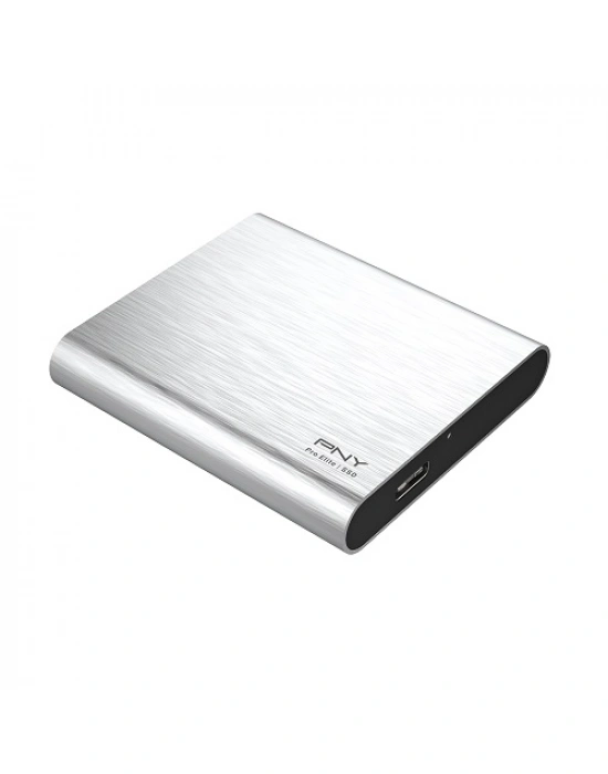 PNY Pro Elite Gümüş 250 GB 880/900MB/s USB 3.2 Gen 2 Type-C Taşınabilir SSD (PSD0CS2060SB-250-RB)
