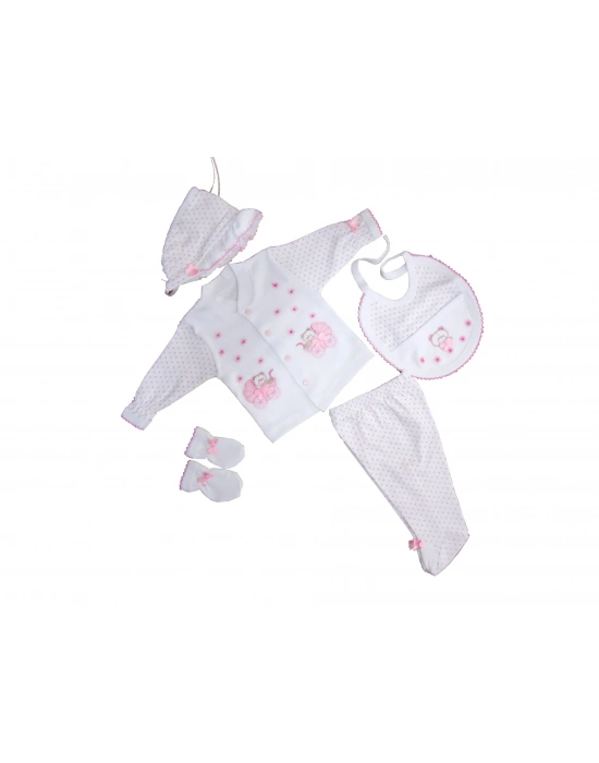 Sema Bebe 5li Set - Açık Pembe 8682476853162