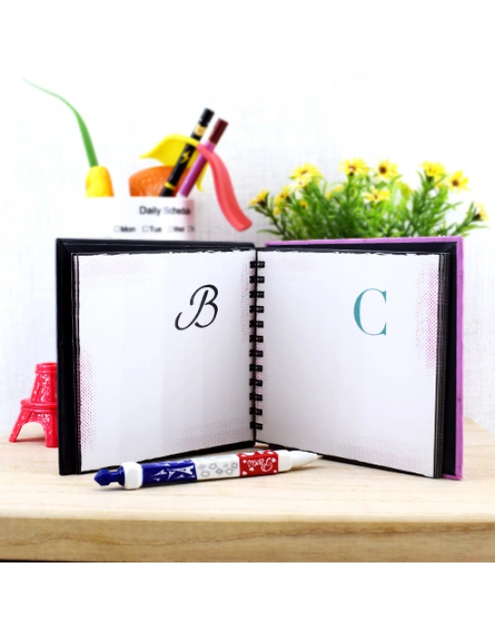 Sevgililere Romantik Aşkımızın Alfabesi Kitabı