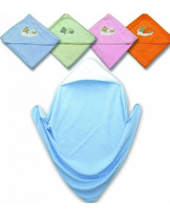 Sevi Bebe Başlıklı Kare Havlu - 90x90cm