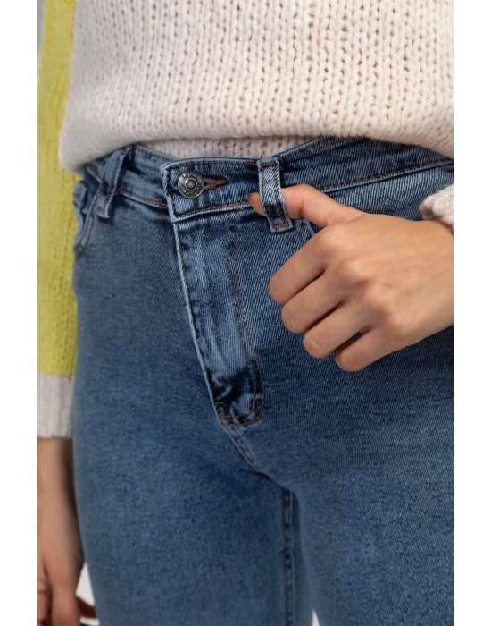 Slim Fit Jean Pantolon-MAVİ