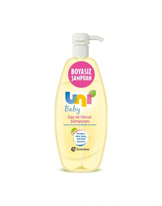 Uni Baby Saç ve Vücut Şampuanı 750 ml - Ekonomik Boy -