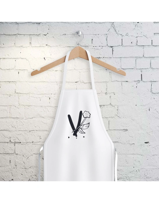 V Harfi Tasarımlı Mutfak Önlüğü