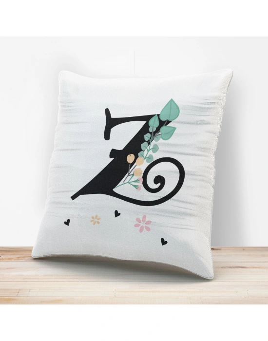 Z Harfi Tasarımlı Yastık Kılıfı