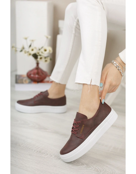 CH005 BT Kadın Ayakkabı BORDO