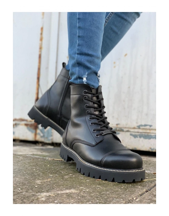 CH009 Cilt ST Erkek Bot SIYAH