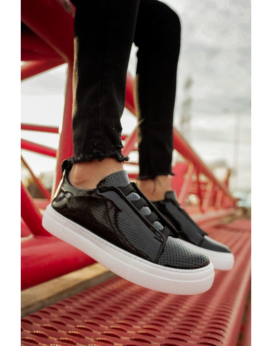 CH011 Rugan BT  Erkek Ayakkabı SIYAH