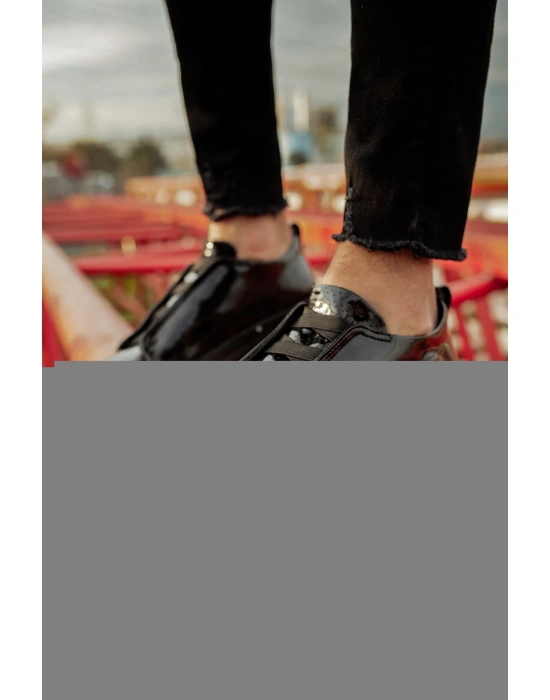 CH011 Rugan ST Erkek Ayakkabı SIYAH