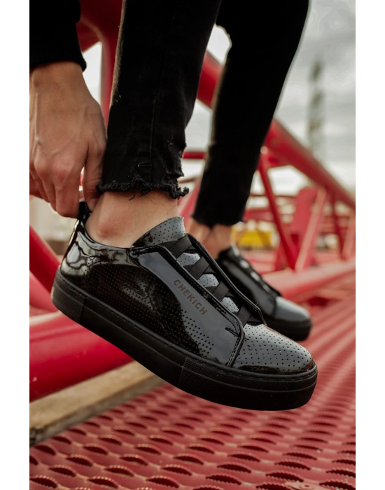 CH011 Rugan ST Erkek Ayakkabı SIYAH