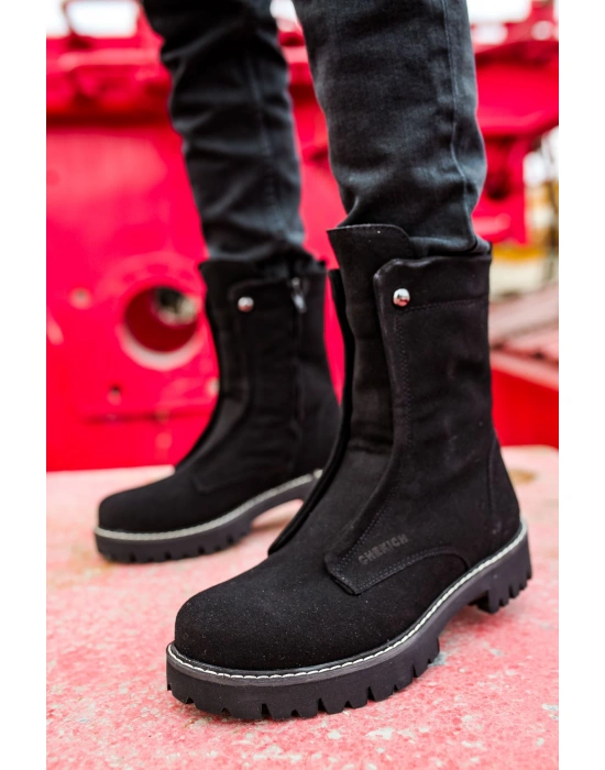 CH027 Süet ST Erkek Bot SIYAH