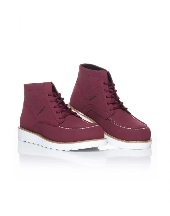 CH047 Süet BT Erkek Bot BORDO