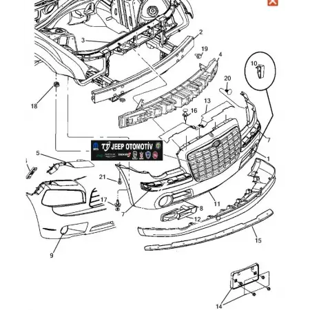 2005 - 2010 Chrysler 300C Ön Tampon